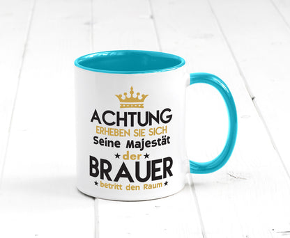 Seine Majestät Brauer | Bier Brauerei Humor Geschenkidee Tasse