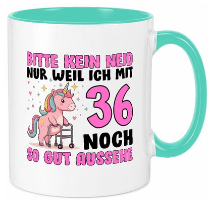 36. Geburtstag | 36 Jahre Mit noch so gut aussehen v2 Geschenkidee Humor Tasse