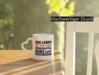 Hühner Witz | lustige Spruch Tasse Huhn Hühnerstall lustiger Geschenk Humor