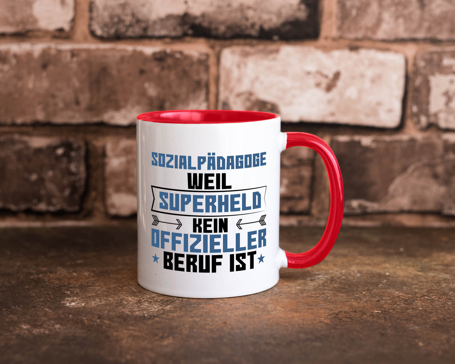 Superheld Sozialpädagoge | Pädagoge lustig Humor Geschenkidee Geschenk Tasse