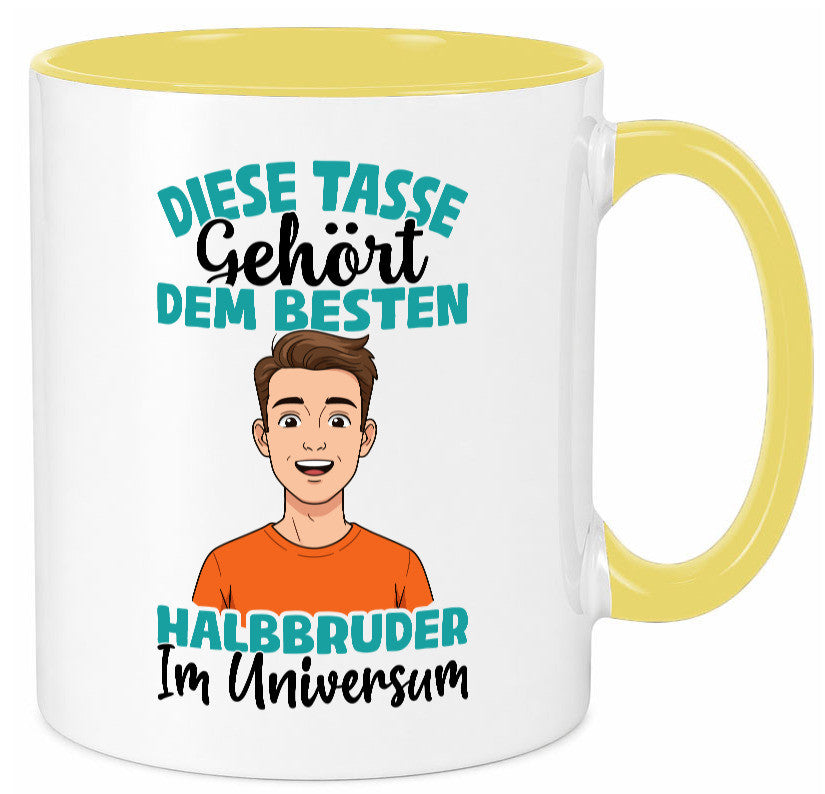 Im Universum: Halb Bruder | Stiefvater Stiefmutter Geschenkidee Familie Humor Tasse