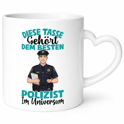 Im Universum: Polizist | Polizei Geschenk Humor Geschenkidee lustiger Spruch