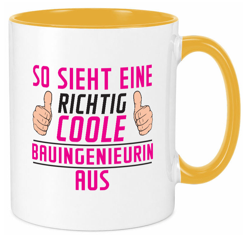 Richtig Coole Bauingenieurin | Ingenieurin lustig Humor Geschenkidee Geschenk