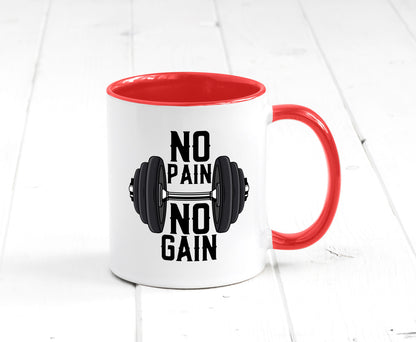 No Pain Gain | Training Motivation Fitness Pumpen lustig Humor Geschenkidee