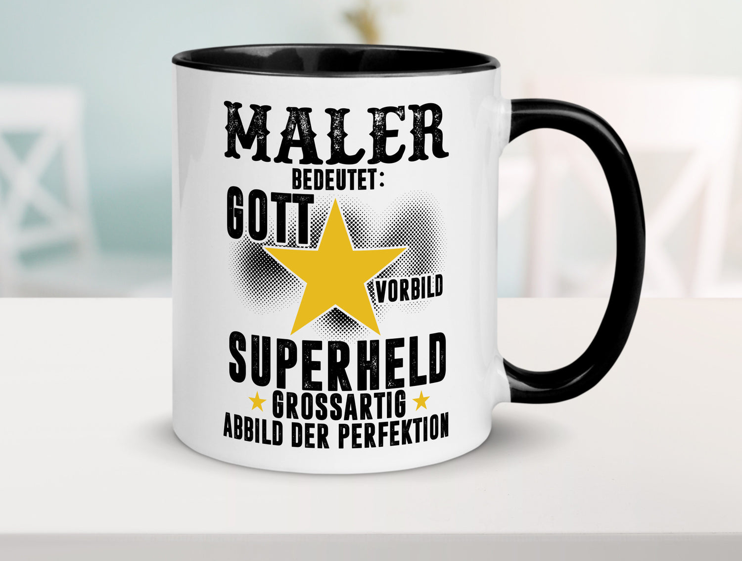 Bedeutung von Maler | Malerei Humor Geschenkidee Tasse