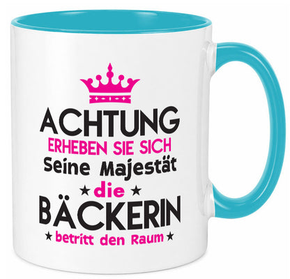 Seine Majestät Bäckerin | Bäckerei Frauen Backen Humor Geschenkidee Tasse
