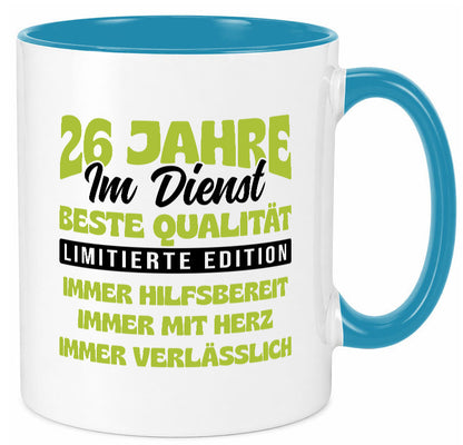 26 Jahre im Dienst | Jubiläum Arbeit v4 Geschenk Kollegen Büro lustiger Spruch