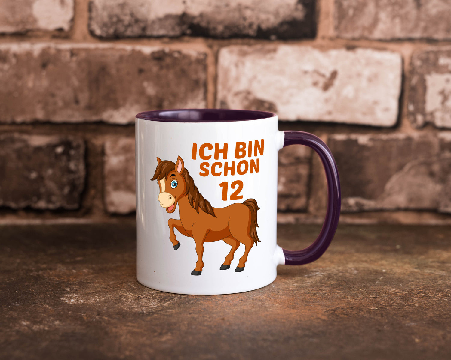 12. Geburtstag | Ich bin schon 12 Pferde Pony Geschenkidee Humor Tasse