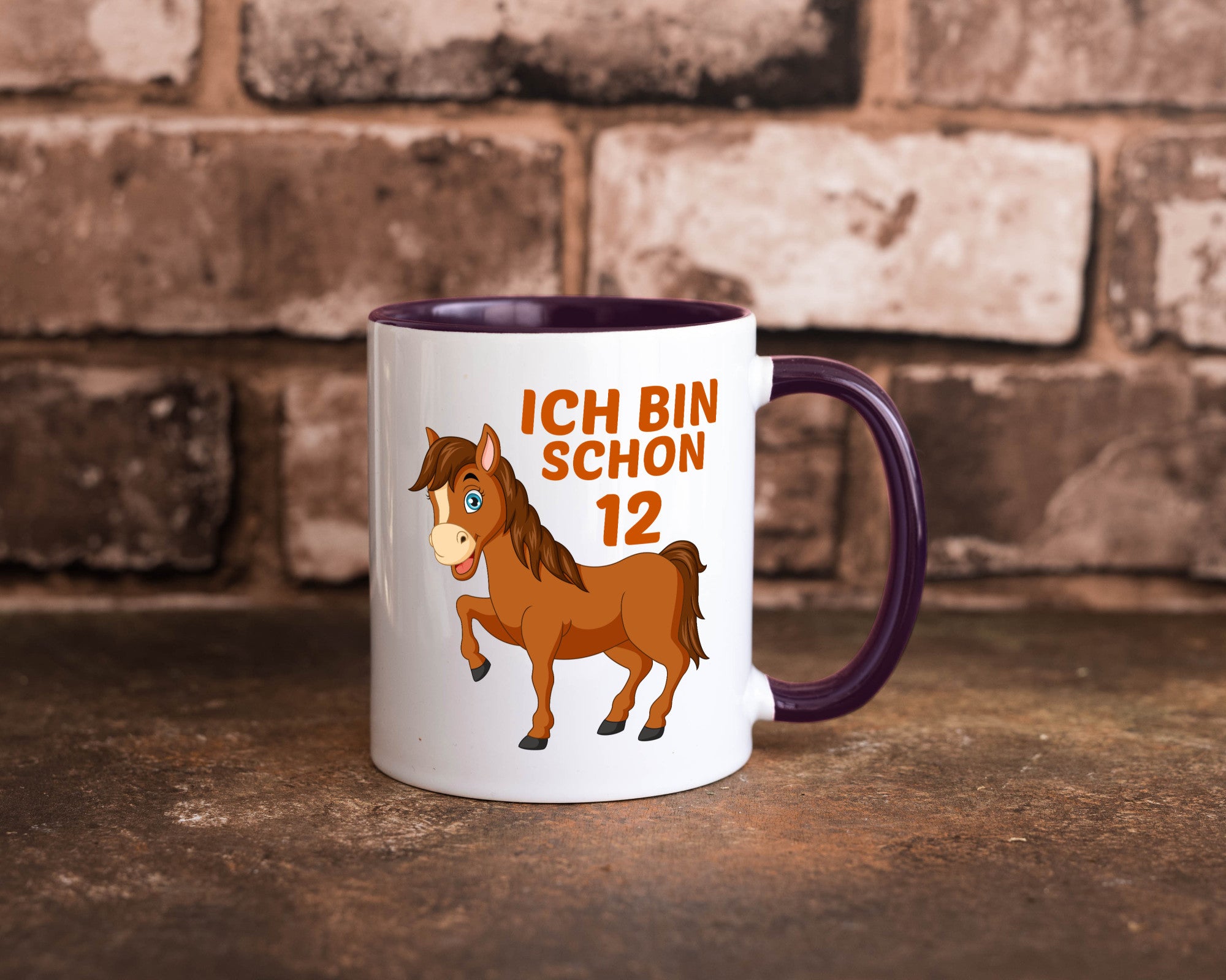 12. Geburtstag | Ich bin schon 12 Pferde Pony Geschenkidee Humor Tasse