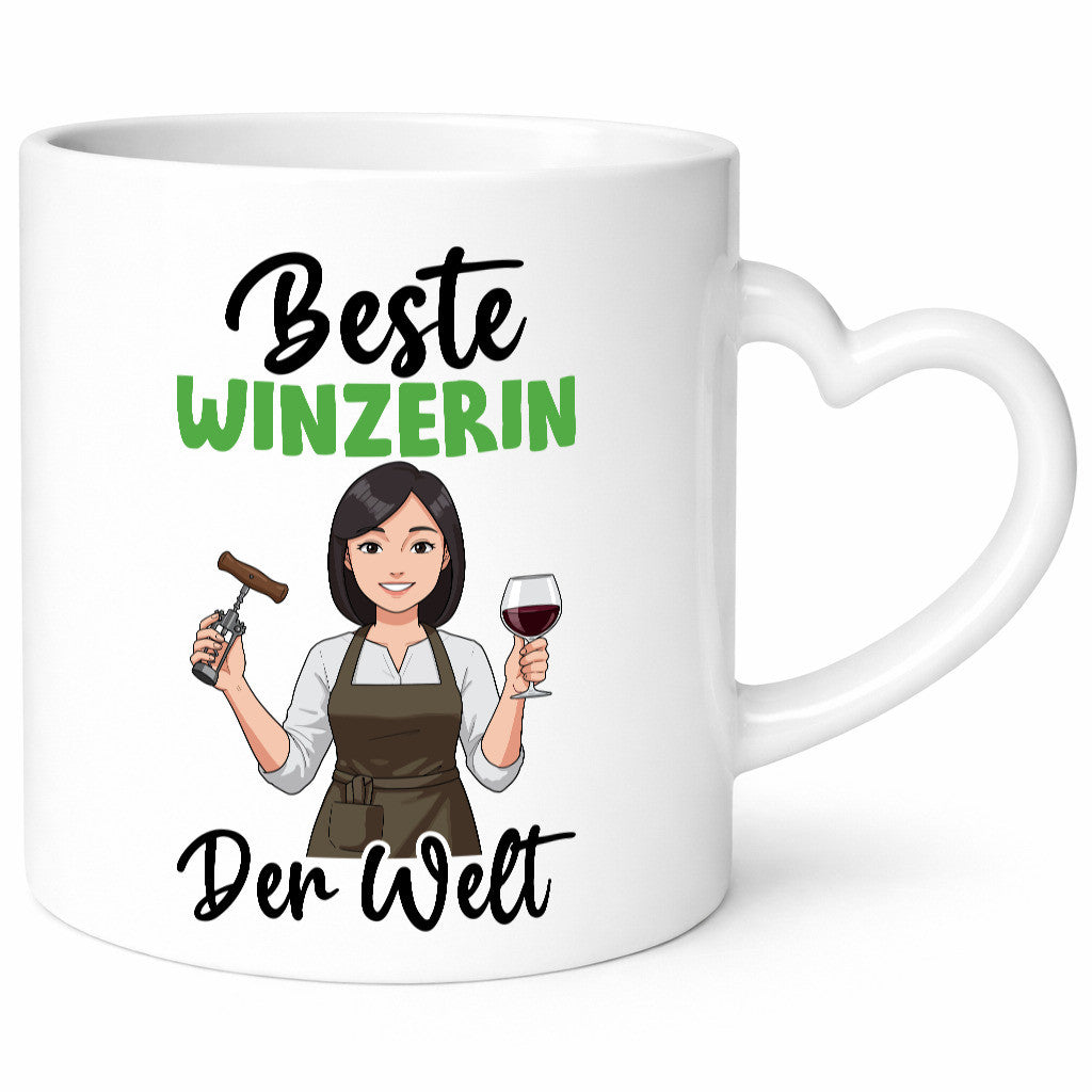 Beste Winzerin | Weinbauer Wein v2 Humor Geschenkidee Tasse