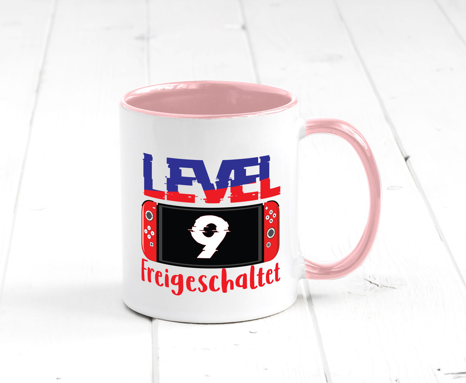 Level 9 Freigeschaltet | 9. Geburtstag Zocker Gamer Humor Geschenkidee Tasse