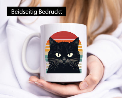 Schwarze Katze | Katzenliebhaber Böse Geschenk Tierliebhaber Humor lustiger