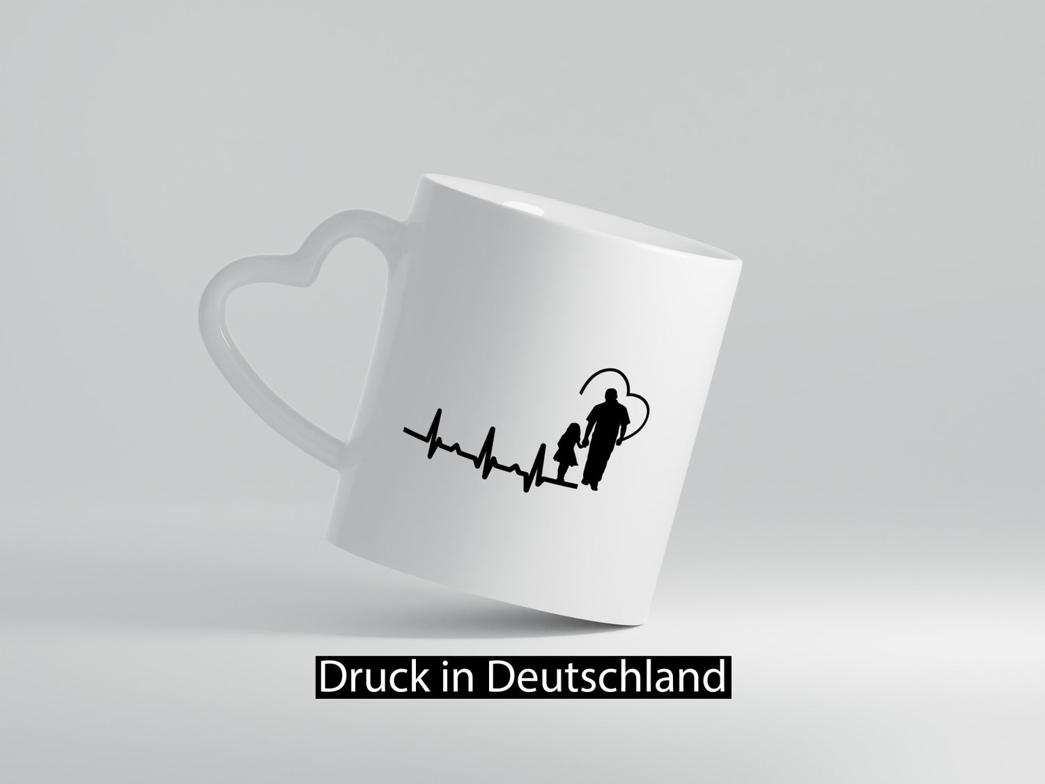 Vater Tochter Herz | Papa Vatertag Vaterliebe lustiger Spruch Geschenk Familie