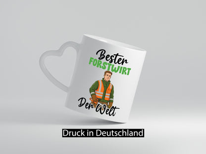 Bester Forstwirt | Waldarbeiter v2 Geschenk Arbeit Kollegen Büro lustiger
