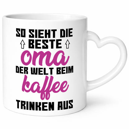 Beste Oma der Welt | Großmutter Tasse lustiger Spruch Geschenk Familie