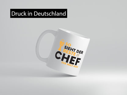 Der Weltbeste Chef | Führungskraft Vorgesetzter lustig Arbeit Kollegen Büro