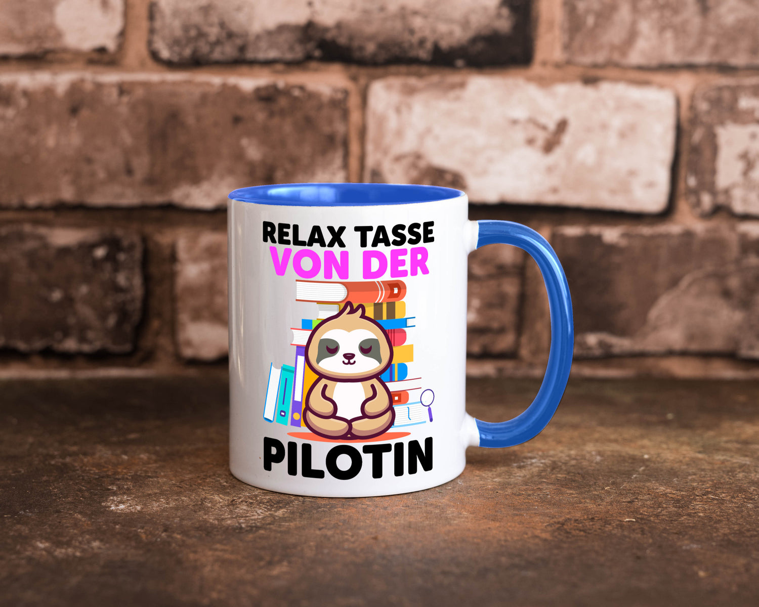 Relax Tasse: Pilotin | Definition Piloten lustiger Spruch Geschenk Humor