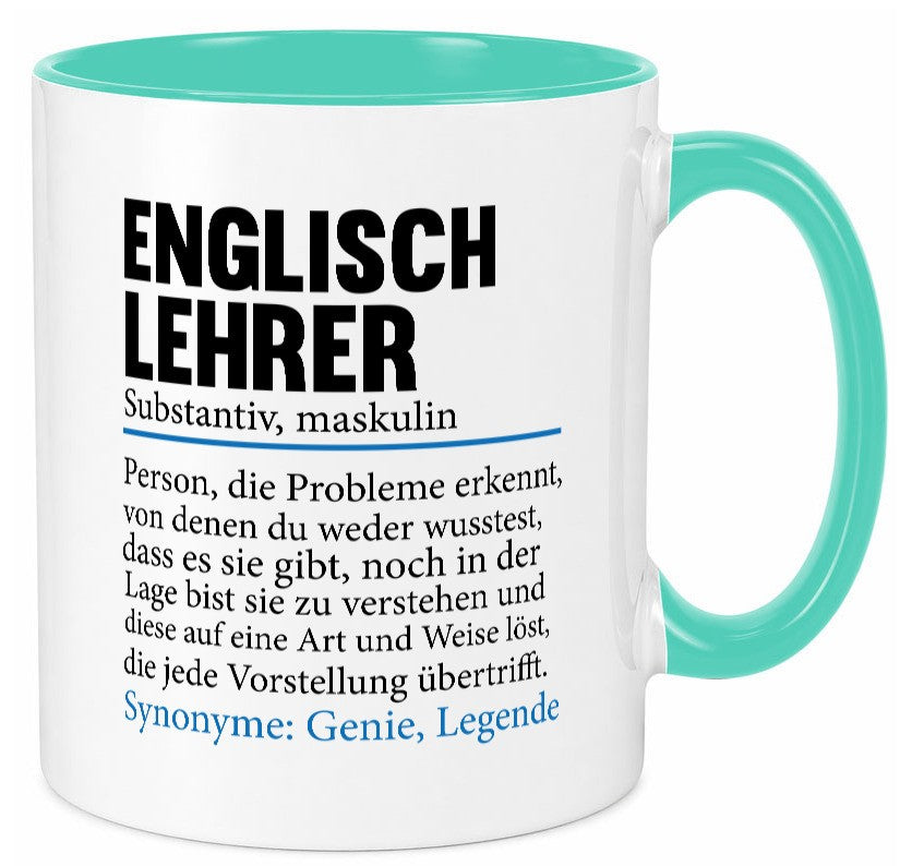 Englischlehrer | Lehrer Schule Englisch Geschenkidee Humor Tasse