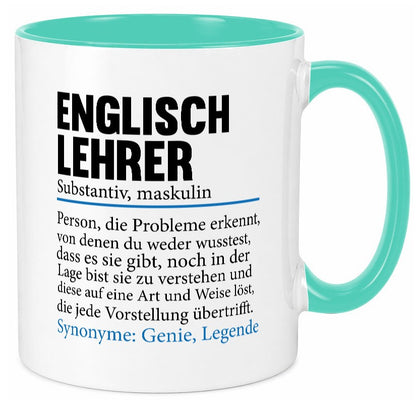 Englischlehrer | Lehrer Schule Englisch Geschenkidee Humor Tasse