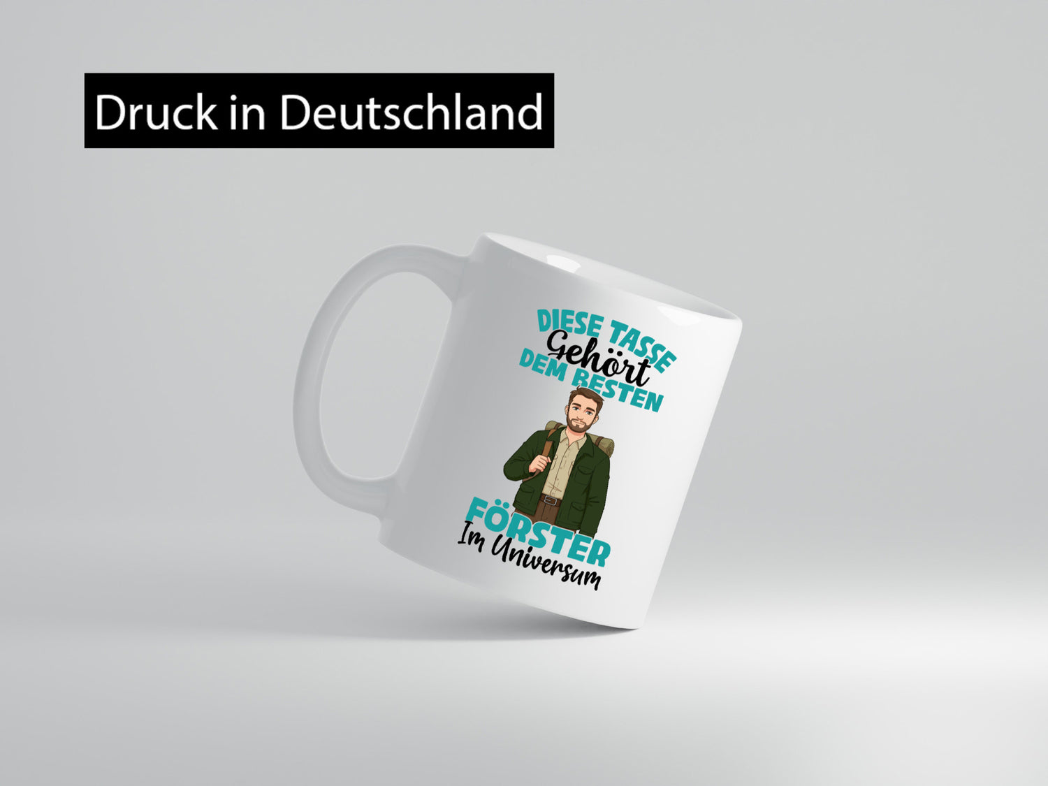 Im Universum: Förster | Forst Arbeit Geschenkidee Kollegen Büro Humor Tasse