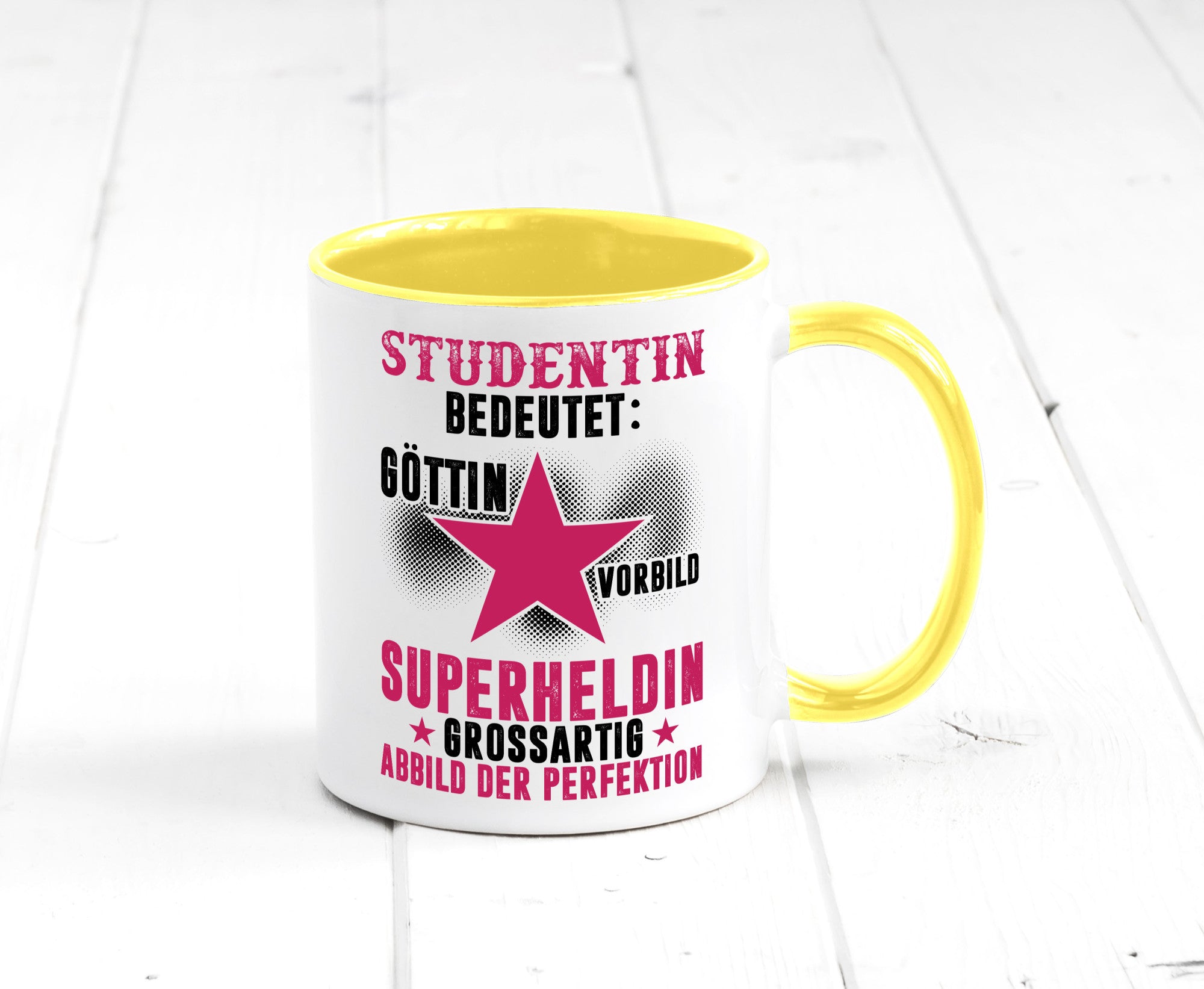 Bedeutung von Studentin | Uni Studium Universität Geschenkidee Humor Tasse