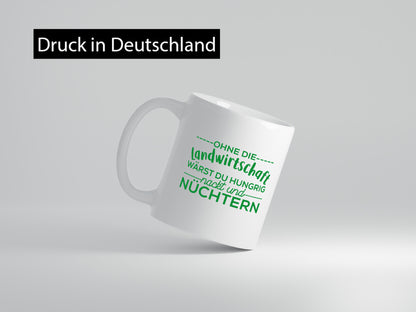 Landwirtschaft Spruch | Landwirt Tasse Bauer Hof lustig Humor Geschenkidee