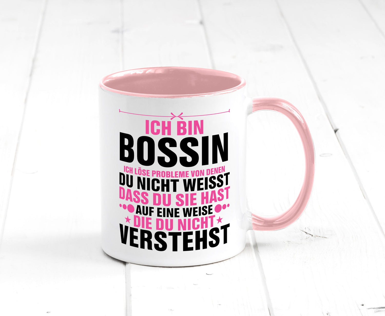 Löse Probleme: Bossin | Führungskraft Vorgesetzte lustig Humor Geschenkidee