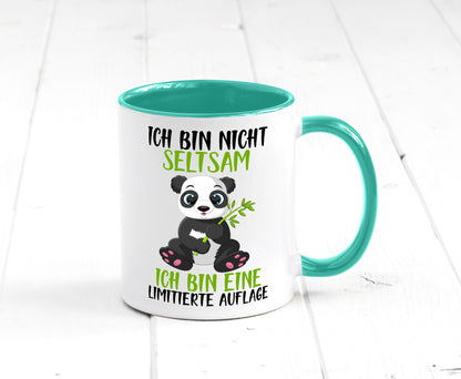 Ich bin nicht seltsam | süßer Pandabär lustiger Spruch Humor Geschenkidee Tasse