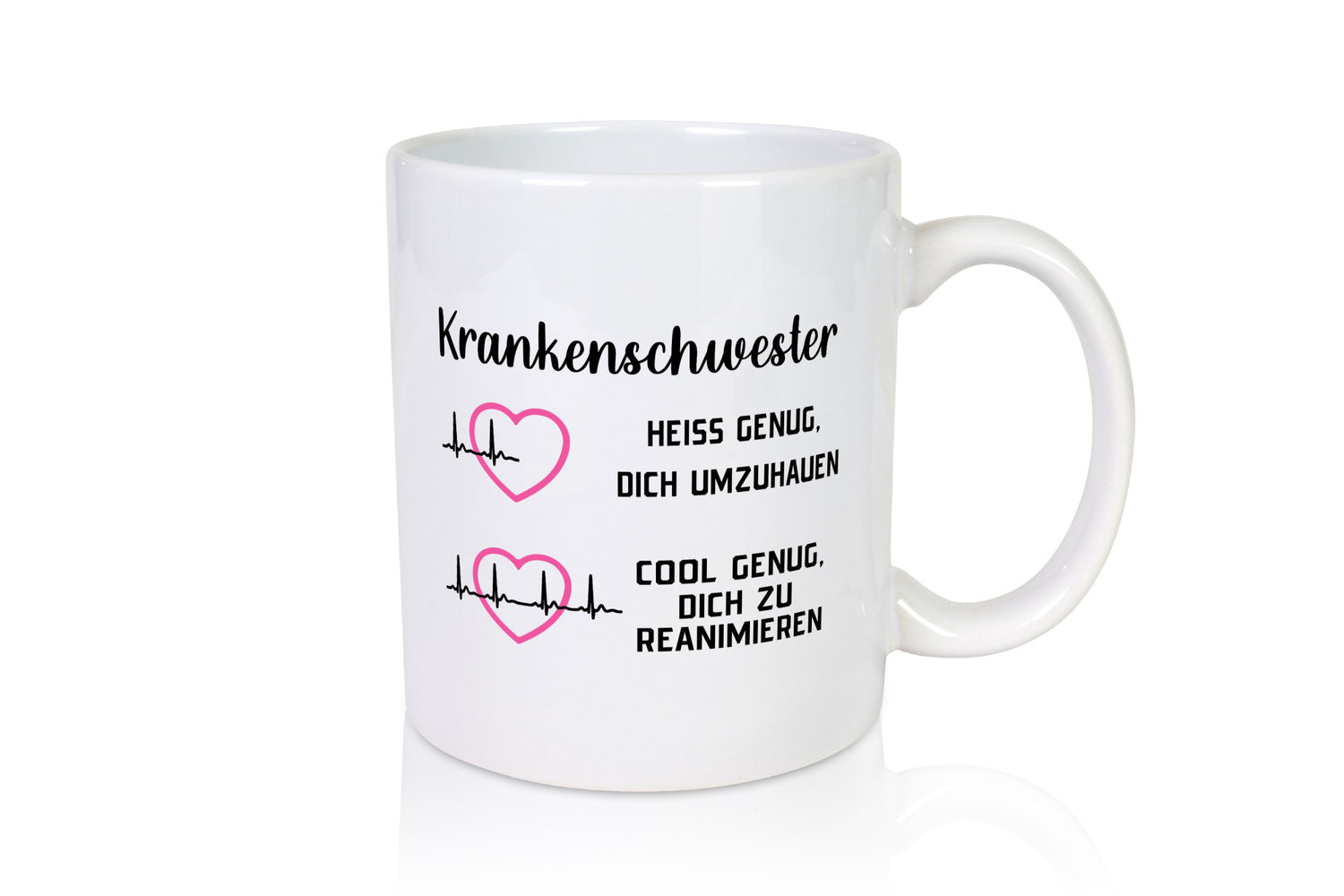 Krankenschwester umhauen, cool reanimieren | Herzschlag Geschenk Humor