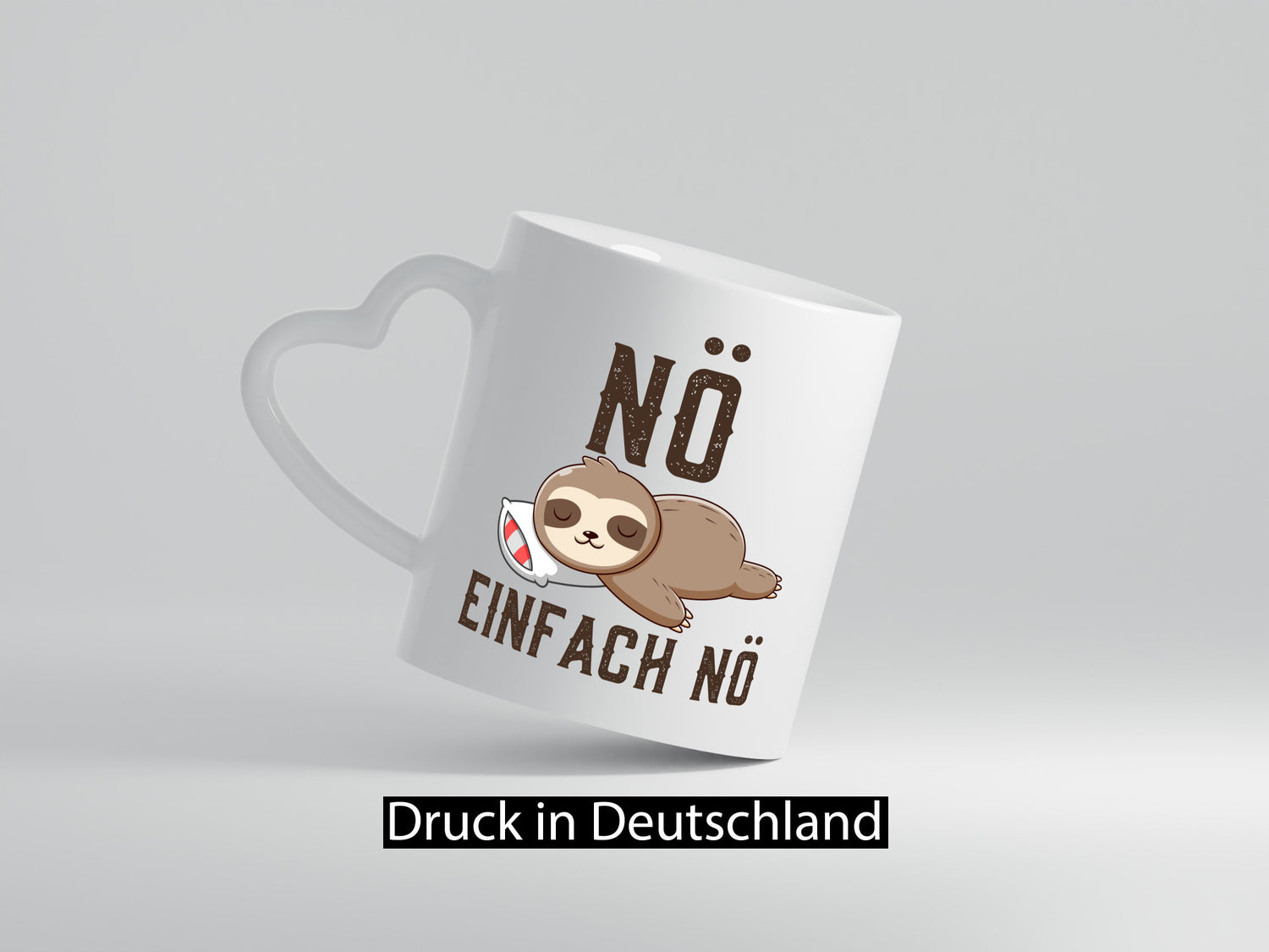 Einfach Nö | Faultier Faulpelz Null Bock Comic Geschenk Tierliebhaber Humor