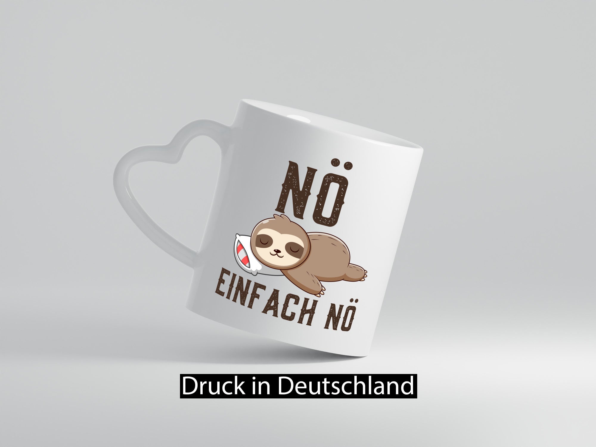 Einfach Nö | Faultier Faulpelz Null Bock Comic Geschenk Tierliebhaber Humor