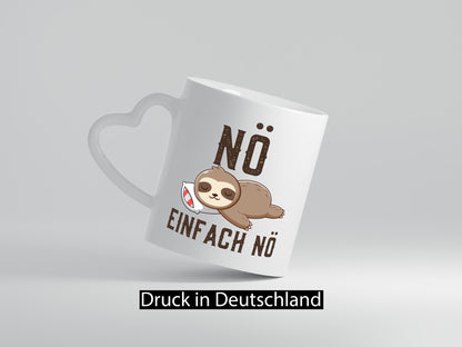 Einfach Nö | Faultier Faulpelz Null Bock Comic Geschenk Tierliebhaber Humor