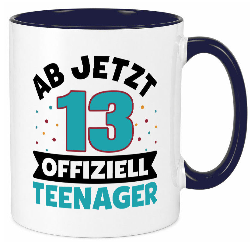 13. Geburtstag | Mädchen Tasse Teenager Spruch vl4 Humor Geschenkidee