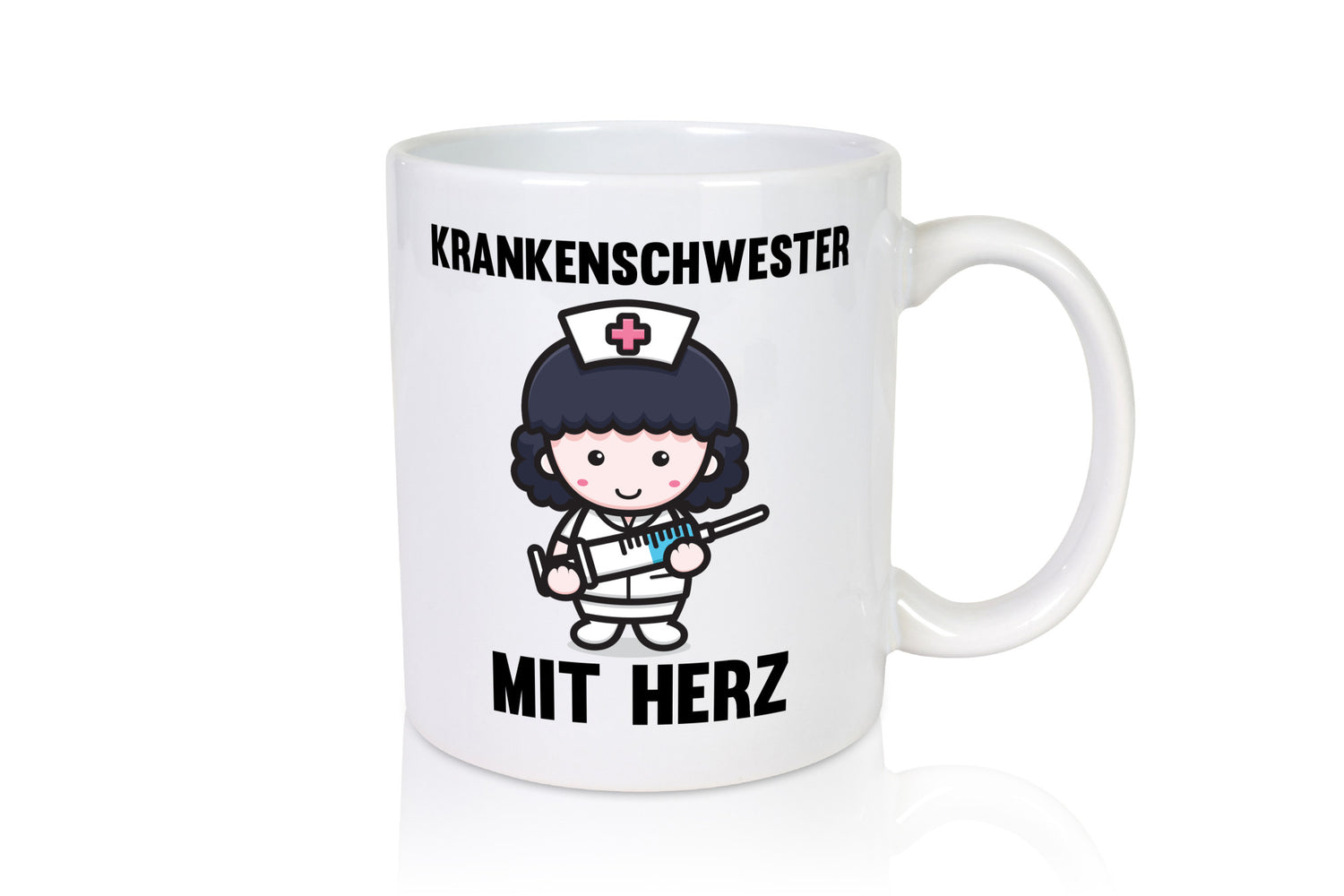 Krankenschwester mit Herz | Nurse Krankenhaus Geschenkidee Humor Tasse