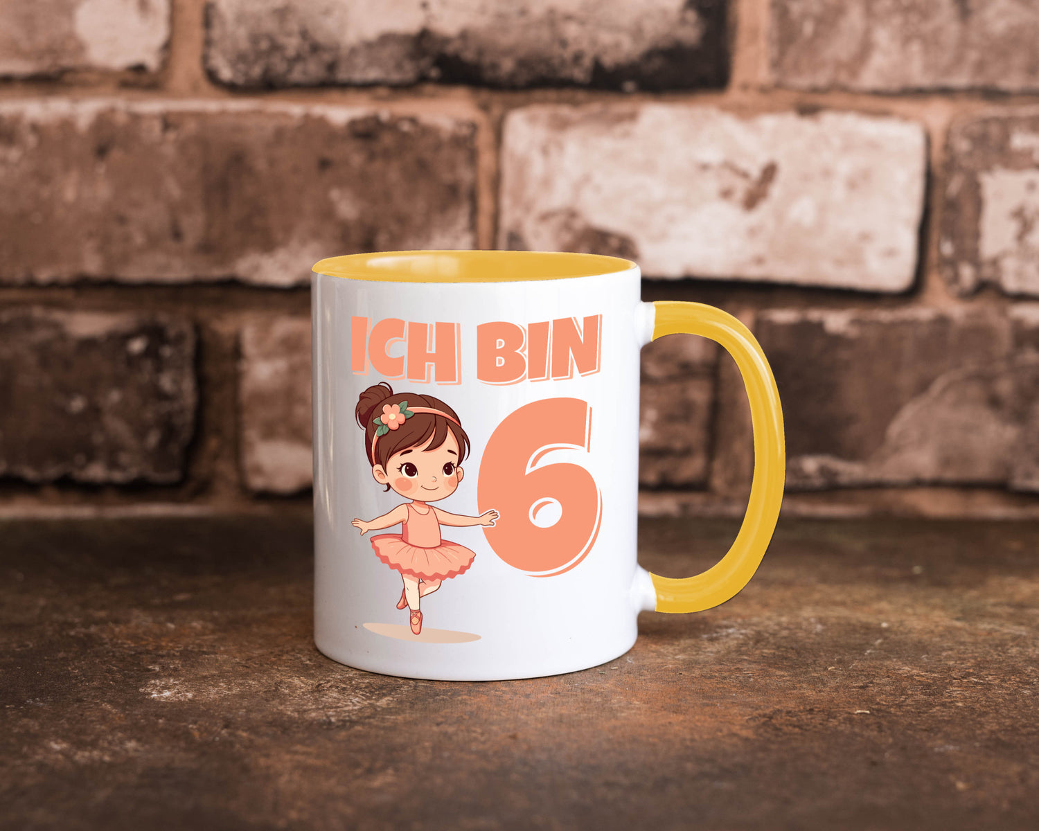 6 Geburtstag | Jahre Ballerina Mädchen Ballet lustig Geschenkidee Geschenk Tasse