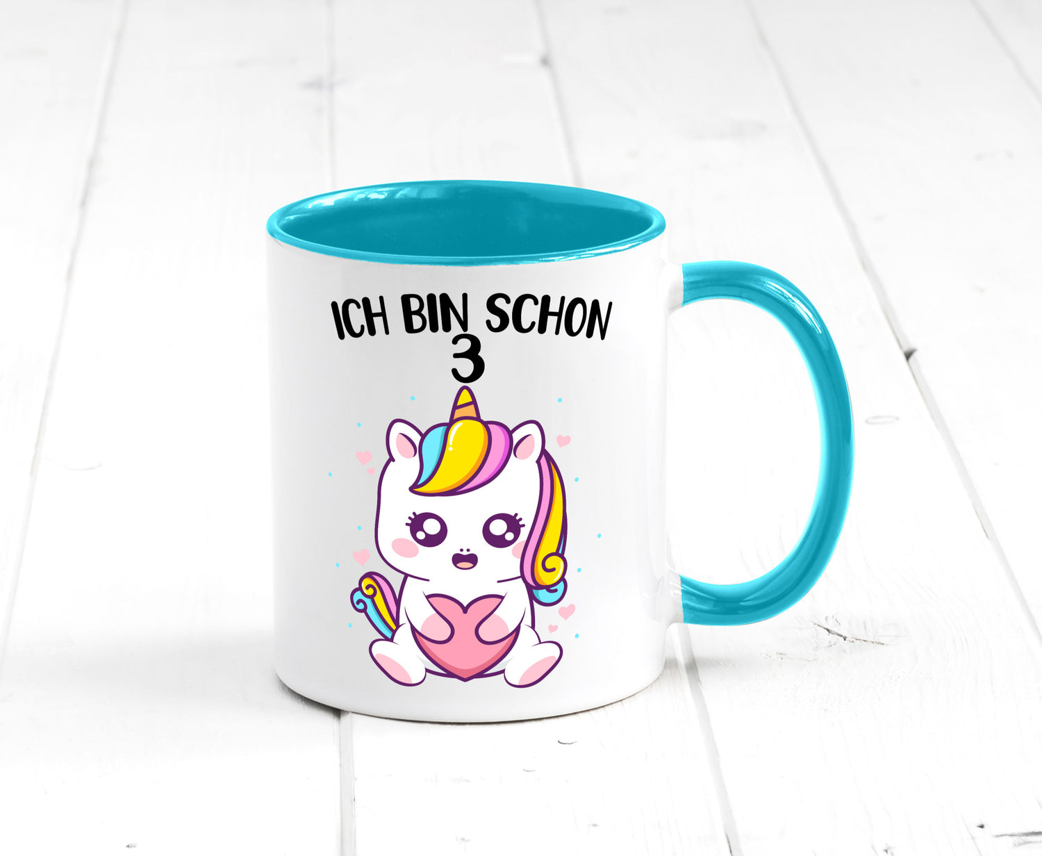 3. Geburtstag | Ich bin schon 3 Jahre Einhorn Mädchen lustig Geschenkidee