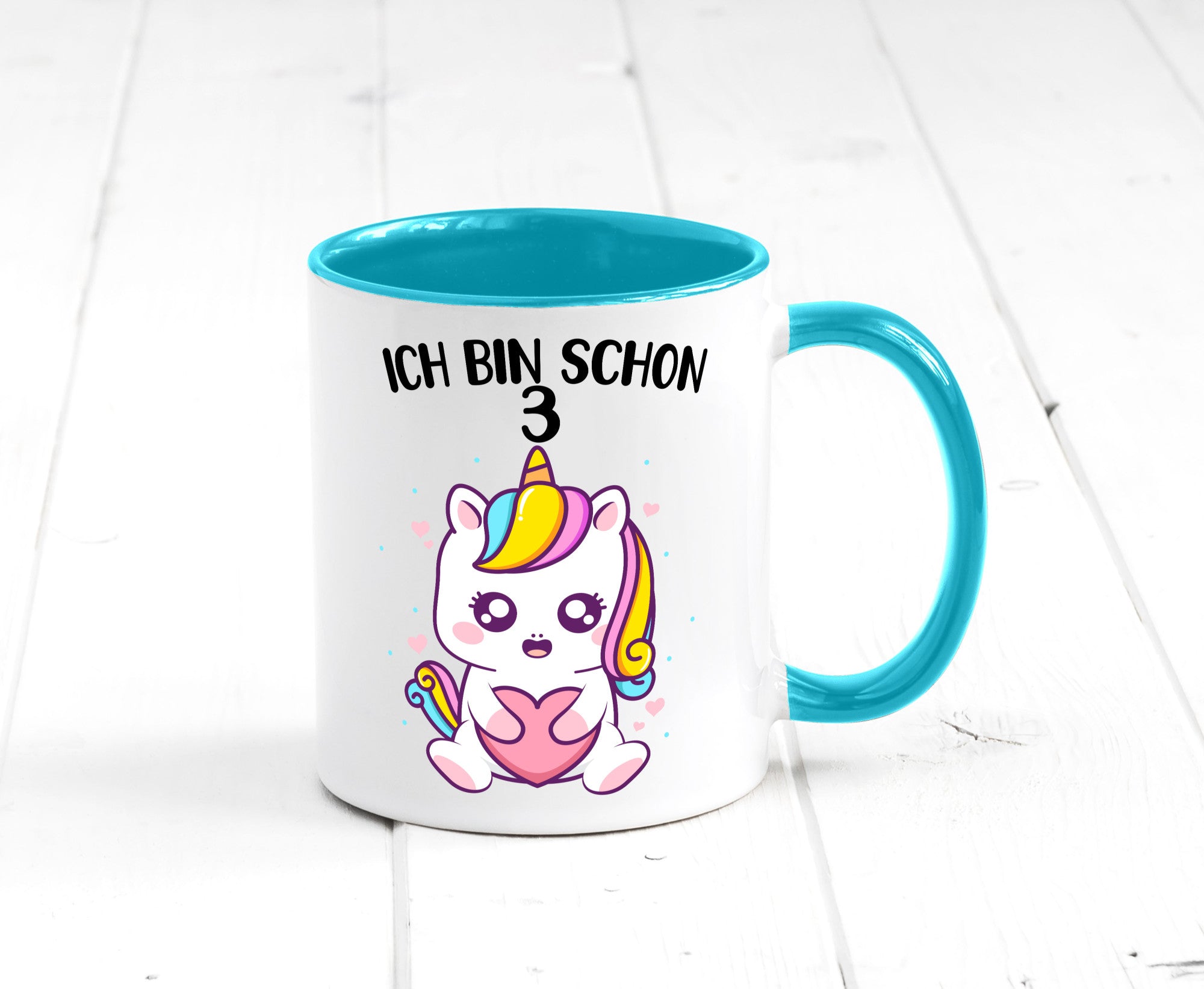 3. Geburtstag | Ich bin schon 3 Jahre Einhorn Mädchen lustig Geschenkidee