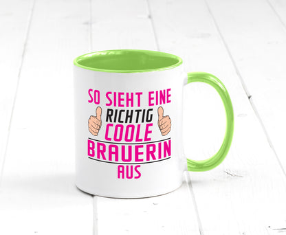 Richtig Coole Brauerin | Bier Brauerei Geschenk Humor Geschenkidee lustiger
