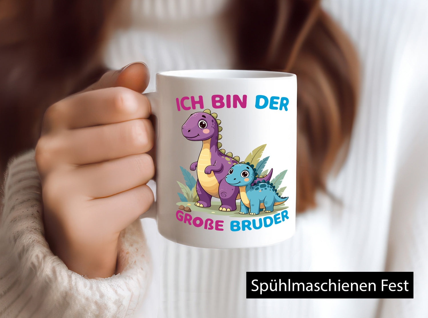 Ich bin der Große Bruder | Dinosaurier Dino lustiger Spruch Geschenk Humor