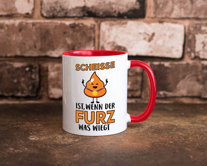 Scheisse ist lustiger Spruch Geschenk Humor Geschenkidee Tasse