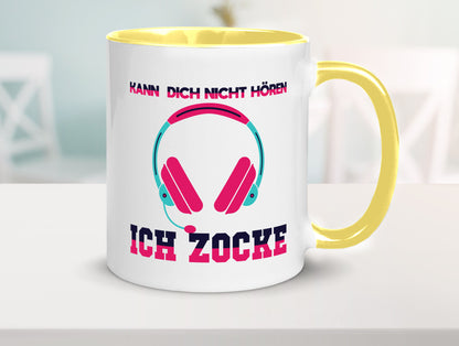 Kann dich nicht hören ich Zocke | Gamer Zocken Zocker Geschenkidee Humor Tasse