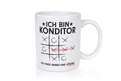 Löse Probleme: Konditor | Konditorei lustig Humor Geschenkidee Geschenk Tasse