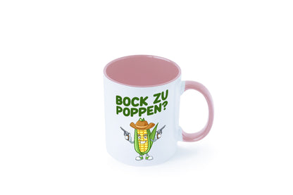 Bock auf Poppen | Mais Lustig Geschenk Humor Geschenkidee lustiger Spruch Tasse