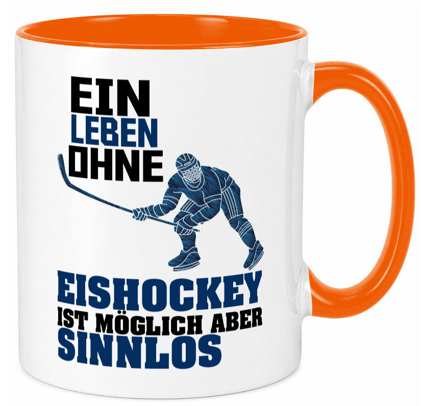 Eishockey | Eishockeyspieler Tasse Eishockeyfan lustiger Spruch Geschenk Humor