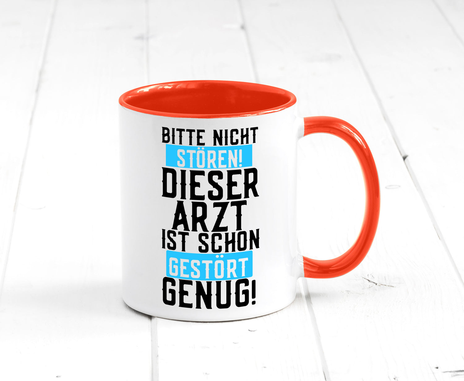 Bitte nicht stören | gestörter Arzt Sarkasmus Klinik Geschenkidee Humor Tasse