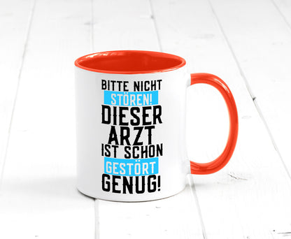 Bitte nicht stören | gestörter Arzt Sarkasmus Klinik Geschenkidee Humor Tasse