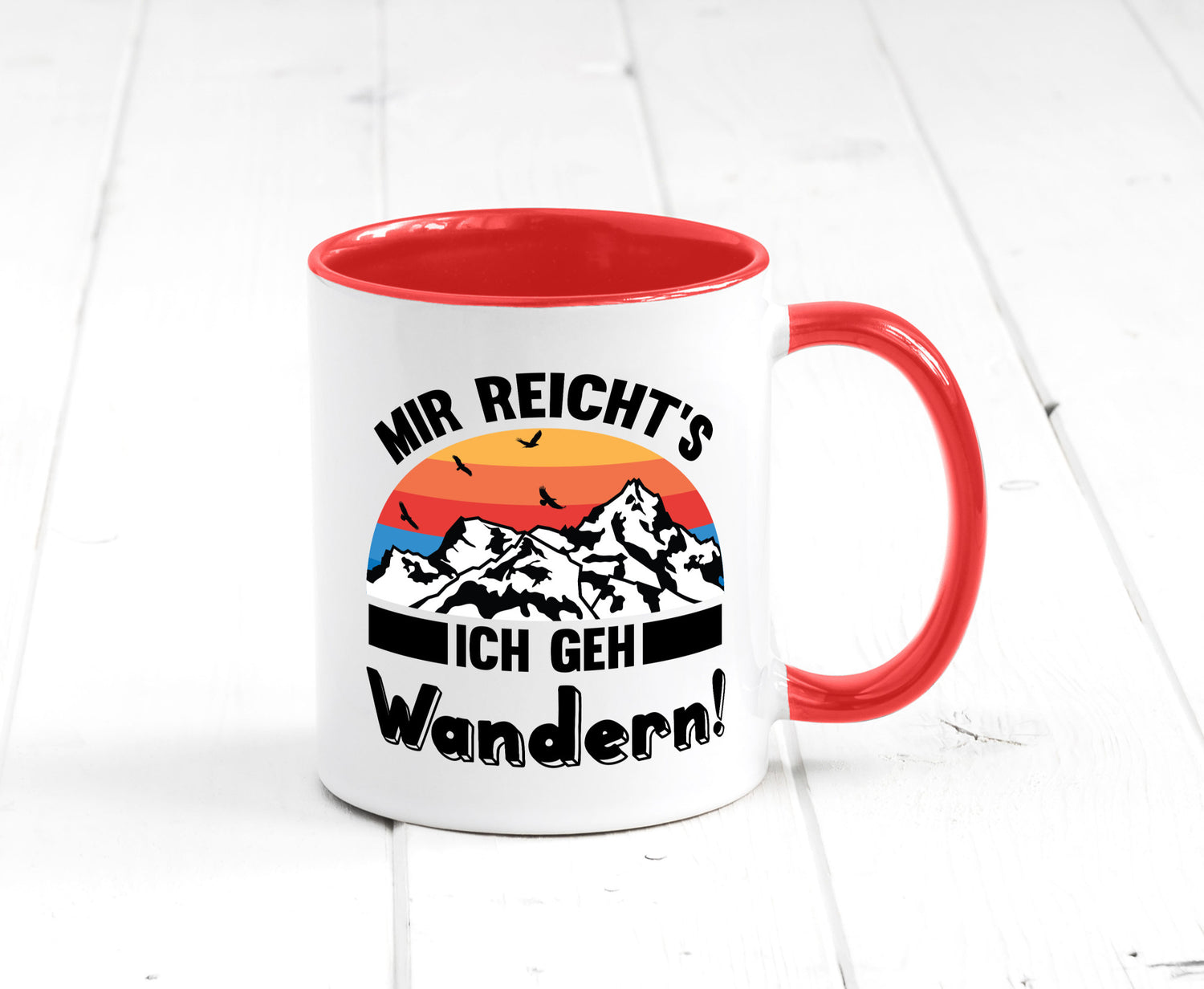 Mir reichts ich geh Wandern | Berge Laufen Natur Humor Geschenkidee Tasse