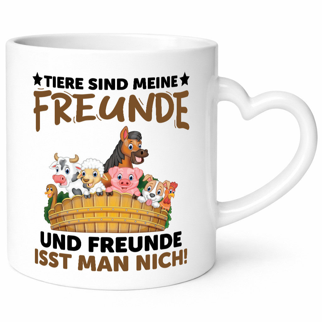 Tiere sind wie meine Freunde | Vegetarier lustig Tierliebhaber Humor Geschenk