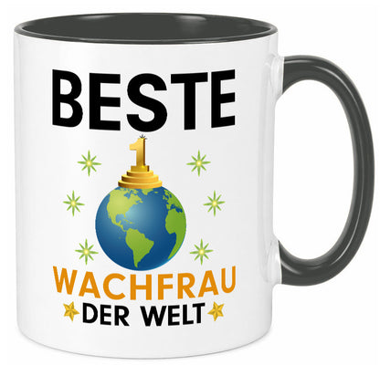 Welt Beste Wachfrau | Wachpersonal Nachtwächter Geschenk Humor Geschenkidee