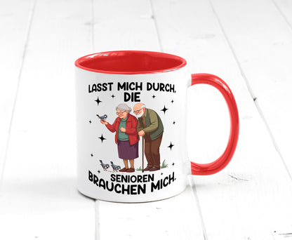 Senioren brauchen mich | Altenpflege Pflegekraft lustiger Spruch Geschenk Humor